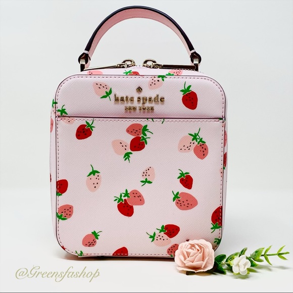 kate spade strawberry vanity bolsa